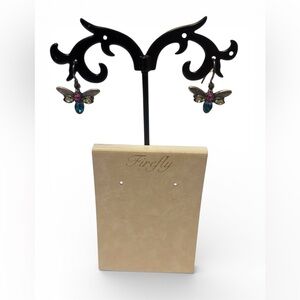 Firefly Earrings with Multicolor Accents - just stunning! NWT